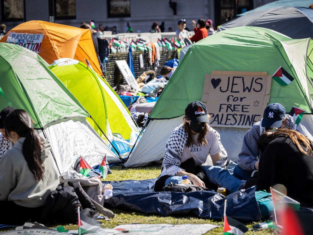 Jewish students and professors speak out against claims Columbia protests are antisemitic