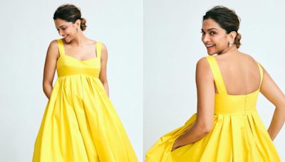 Mom-To-Be Deepika Padukone Is A Ray Of Sunshine In A Gorgeously Sunny Maternity Chic Midi Dress