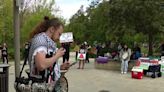 'It is fundamentally inequitable': UNL students hold peaceful protest in support of Palestine