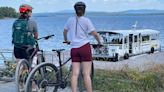 Bike ferry linking Burlington, Colchester causeway, Champlain islands is back in action