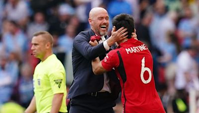 Guardiola elogió a Lisandro Martínez tras la final de la FA Cup: "Marcó la diferencia"