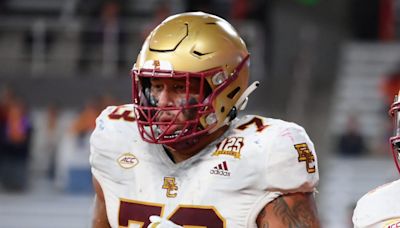 Detroit Lions add Boston College OL Christian Mahogany at No. 210 in Round 6 of NFL draft