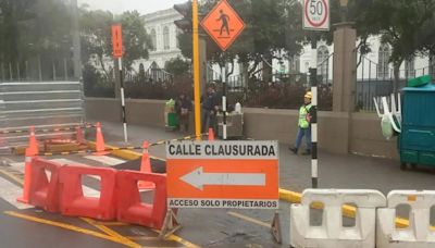 Amplían cierre de Paseo Colón por obras de la Línea 2: conductores se demoran 45 minutos para llegar a Plaza Bolognesi