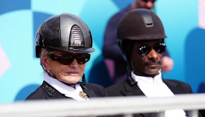 Snoop Dogg and Martha Stewart twin for equestrian event at the Olympics. See the pics