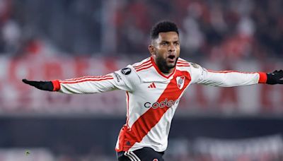 Miguel Borja impone récord en River Plate: el ‘Colibrí' marcó, pero no pudo evitar la derrota de su equipo