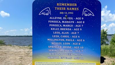 Plaque installed for 12 children who drowned in Quebec boating tragedy 70 years ago
