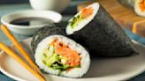 The Wax Paper Hack That Makes Rolling Sushi Burritos Easy