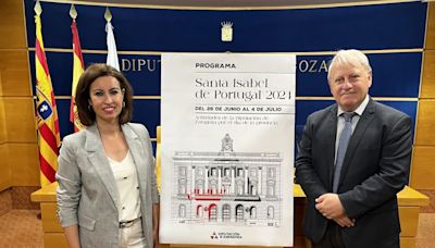 La Diputación de Zaragoza abre sus puertas en honor a la patrona de la ciudad Santa Isabel de Portugal