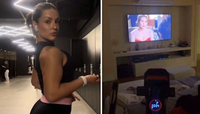 Kéfera treina cardio dentro de casa enquanto assiste série: ‘Que maravilha’