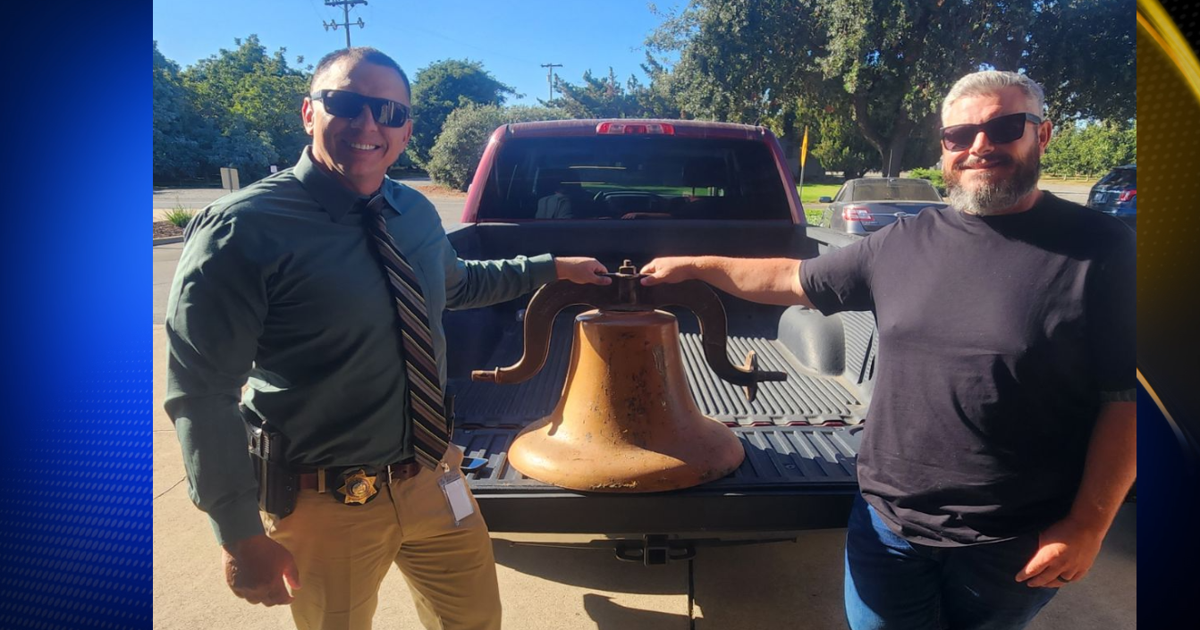 Stolen 150-year-old school bell returned to Manzanita Elementary in Gridley