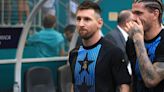 Messi hizo parte del entrenamiento con el grupo antes de partir hacia Houston