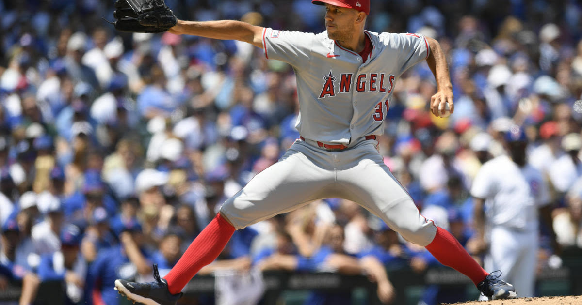 Anderson throws eight scoreless innings in Los Angeles Angels 7-0 win over Chicago Cubs