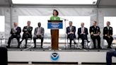 Raimondo, state leaders celebrate work on new NOAA center in Newport. Why it's coming to RI