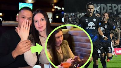 La Nación / Extraña reacción de novia de futbolista ante pedido de matrimonio