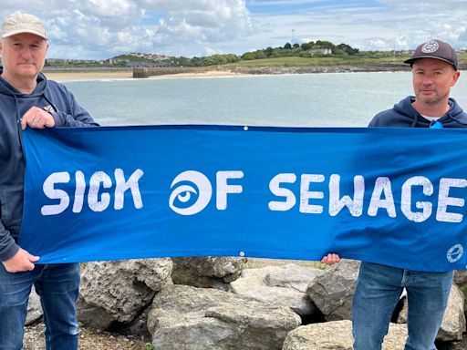 Swimmers frightened to go in the sea due to sewage