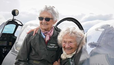 Second World War veterans celebrate their 100th birthdays with Spitfire flights