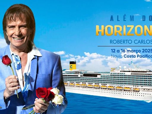 Cruzeiro de Roberto Carlos será no Costa Pacifica em março de 2025