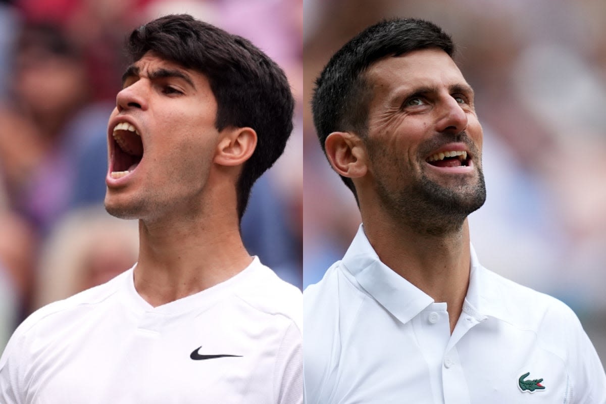 Wimbledon 2024 LIVE! Alcaraz vs Djokovic latest score and updates from men's final