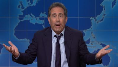 Jerry Seinfeld jokes he used to be 'funny' like Ryan Gosling before his 'Unfrosted' press tour