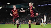 Erling Haaland scores twice as Manchester City beat dogged Leeds