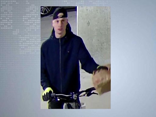 Madison police looking for man who stole bicycle, computer from parking garage