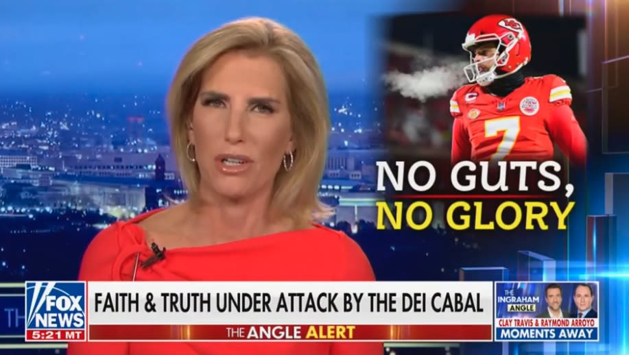 Laura Ingraham Praises Conservative Athlete for Sharing His Politics After Telling LeBron to ‘Shut and Dribble’ When He Shared His