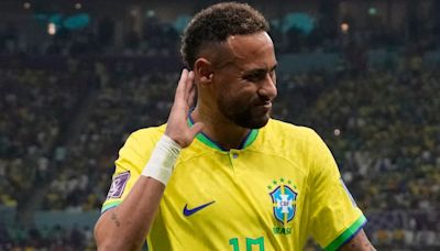 Captan a Neymar llorando tras la eliminación de Brasil en la Copa América 2024