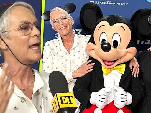 Disney Legends: Jamie Lee Curtis Shows Off Mickey Ears Gifted by Jodie Foster (Exclusive)