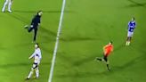 Watch: Fan chases referee off pitch in Port Vale match