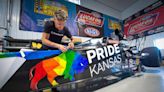 A gay driver in a rainbow car will make history at a Kansas hot rod race this weekend