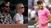 Charlize Theron Enjoys a Day in Tennis Paradise, Watches Carlos Alcaraz Win Against Friendly Rival Jannik Sinner
