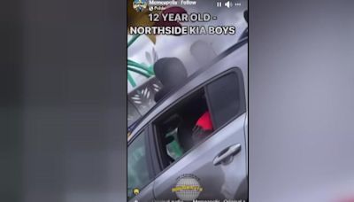 Video shows young kids joyriding in stolen car in Minneapolis