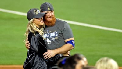 Justin Turner's Wife Dominated Singing the National Anthems on Sunday
