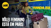 SELEÇÃO BRASILEIRA FEMININA DE VÔLEI DESEMBARCA EM PARIS PARA DISPUTA DAS OLIMPÍADAS