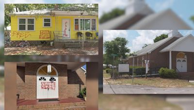 West Columbia Community helps Suburban Baptist Church triumph over being vandalized with graphic images, ‘Save Gaza’