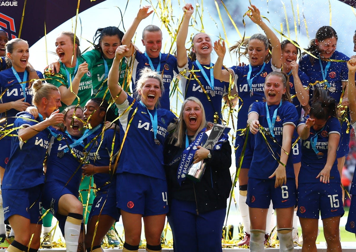 Manchester United vs Chelsea LIVE: Result and reaction as Emma Hayes’ side win WSL title after thrashing