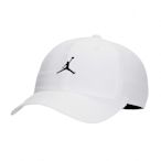 Nike 帽子 Jordan Club 男女款 白 黑 基本款 可調式 老帽 棒球帽 喬丹 鴨舌帽 FD5185-100