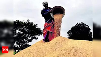 Telangana completes paddy procurement, deposits ₹10K crore in farmers' bank accounts | Hyderabad News - Times of India