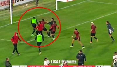 Jugadores de Universitario y Melgar se agarraron a golpes y arman batalla campal tras partido
