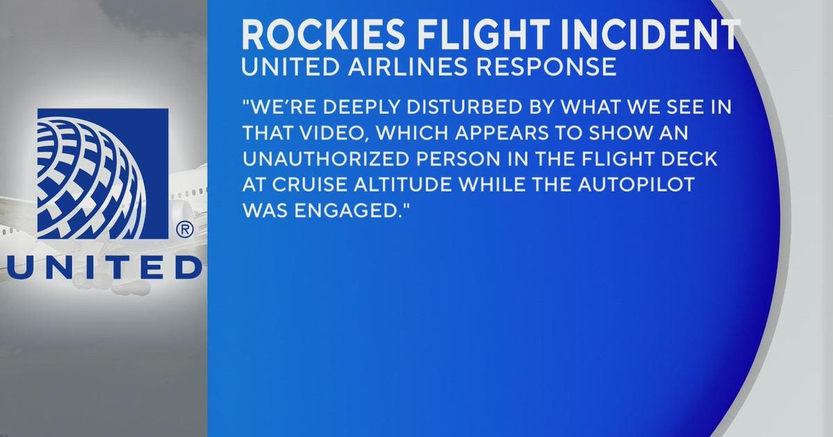 Someone reportedly recorded sitting in United Airlines airplane cockpit during Colorado Rockies team trip