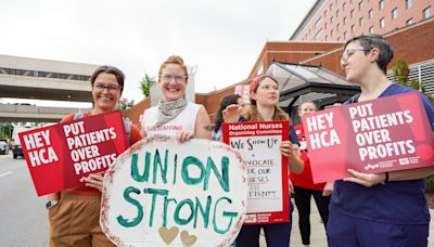 Asheville nurse strike? Mission/HCA 'gave some ground'; groups support nurses with fund