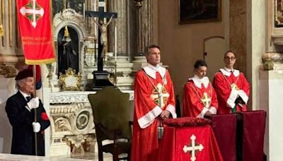 Cagliari, Emanuele Filiberto di Savoia alla messa di Sant'Efisio