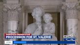 Relic of St. Valerie processed throughout Thibodaux