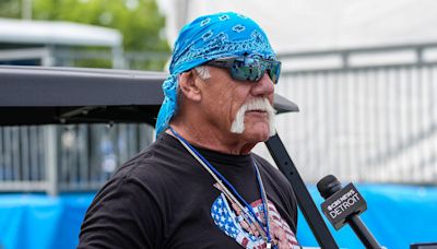 WWE legend Hulk Hogan has Super Bowl aspirations for Lions after surprise camp visit: 'I predict greatness'