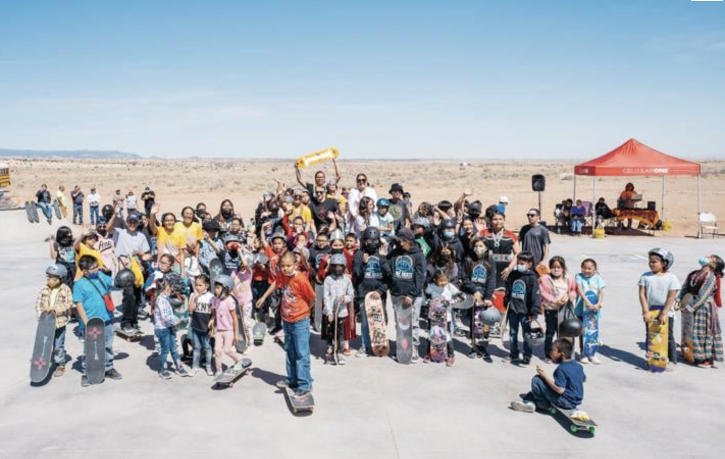 Diné Skate Garden Project Celebrates National Go Skate Day