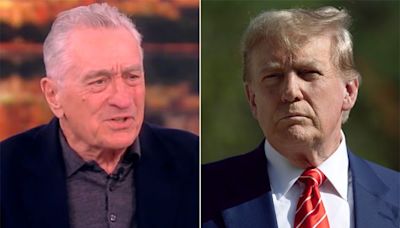 Watch“ The View” cut Robert De Niro's audio as actor says 'f---' multiple times in Donald Trump rant