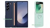 Samsung Galaxy Z Fold 6、Flip 6 帶殼諜照偷跑