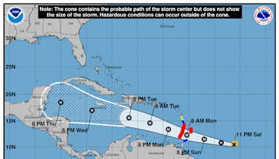 Hurricane Beryl expected to rapidly intensify as it roars toward Caribbean