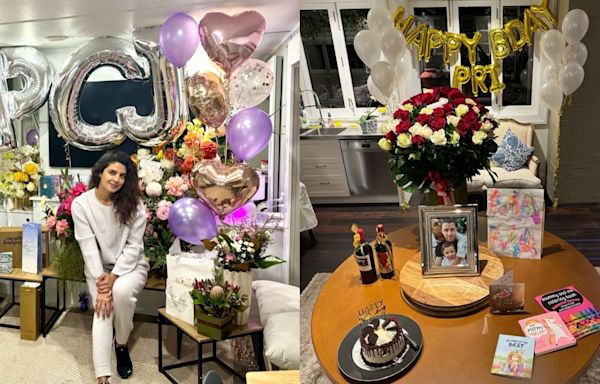 Priyanka Chopra shares glimpses from her 'working birthday', reveals Nick Jonas' sweet surprise; See pics