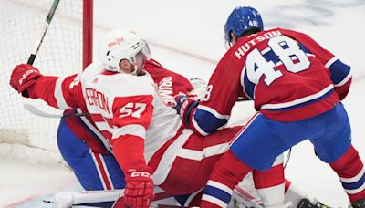 Red Wings miss the playoffs, beat Montreal in OT but Caps win in Philly